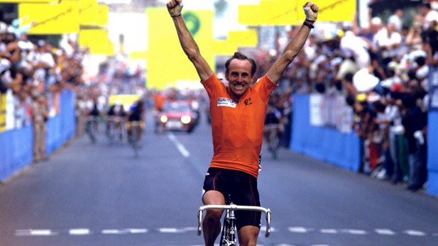 Zoetemelk, sorprendente ganador del Mundial de 1985