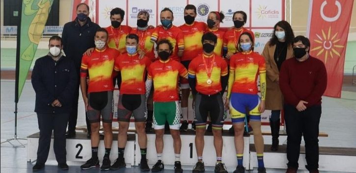 Ten y Cabello, campeones de España de Ciclismo Adaptado en Pista