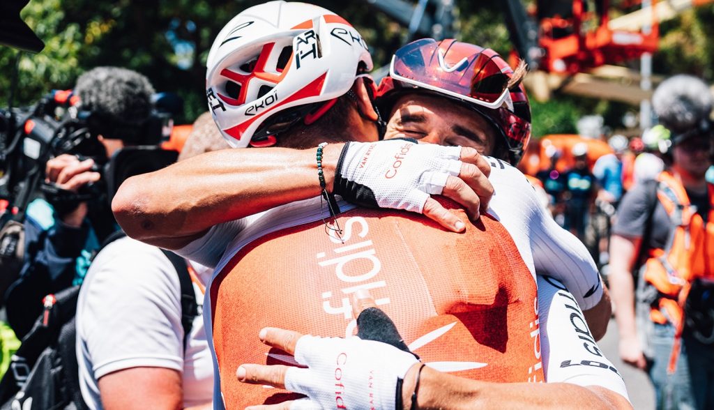 Bryan Coquard reina en la cuarta etapa del Tour Down Under