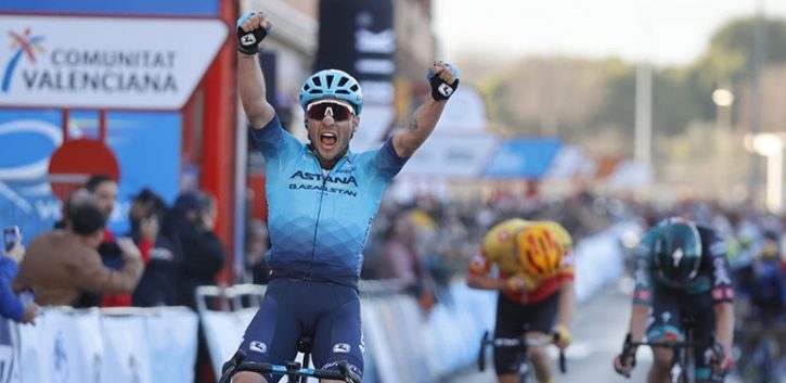 Simone Velasco se impone en la tercera etapa de la Volta a la Comunitat Valenciana