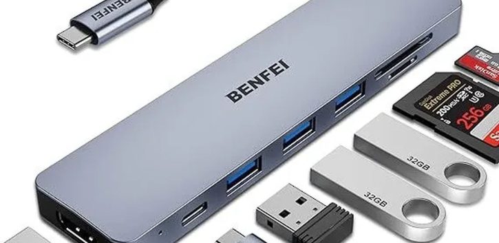 Adaptadores BENFEI unos hub de ampliación de puertos para nuestros ordenadores