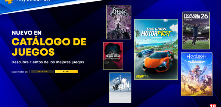PlayStation anuncia las novedades del catálogo de juegos y del catálogo de clásicos de PlayStation Plus para abril del 2026