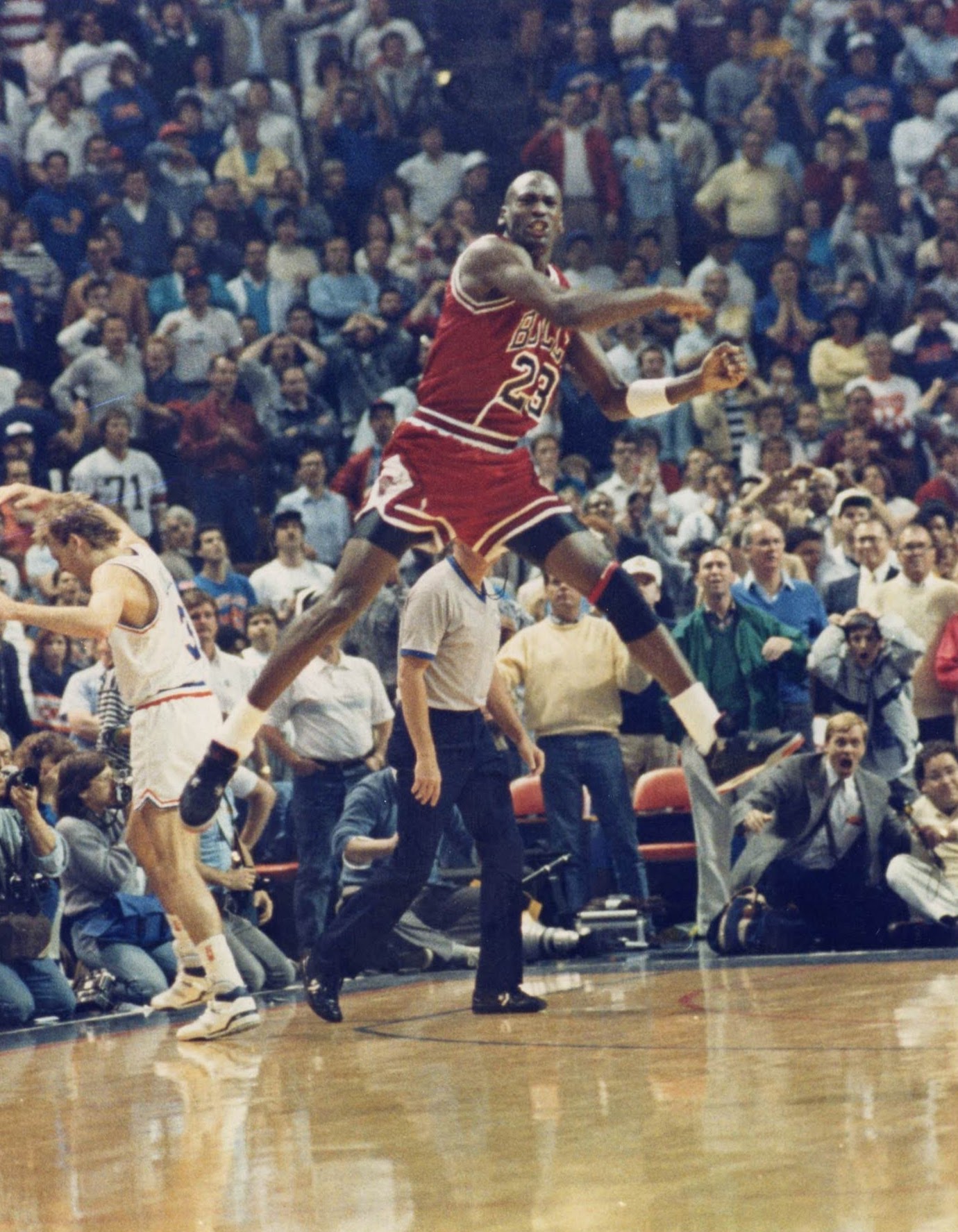 Imágenes míticas de la historia del deporte “The Shot” de Michael