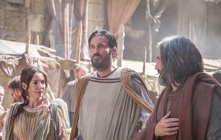 Fotograma del filme Pablo, el apóstol de Cristo, con Jim Caviezel