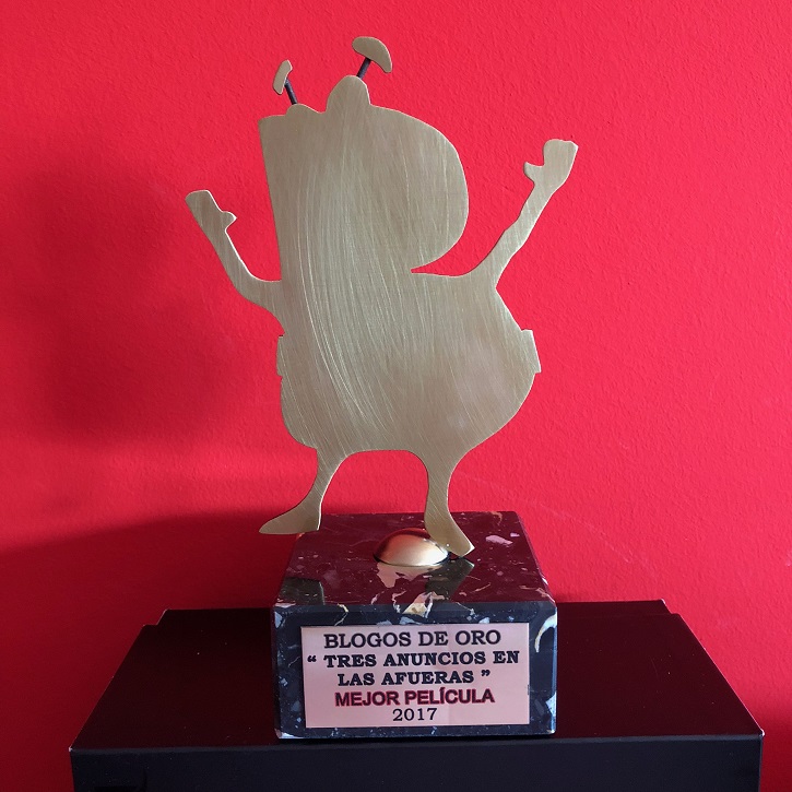 Estatuilla 'Blogui' de los Blogos de Oro 2018