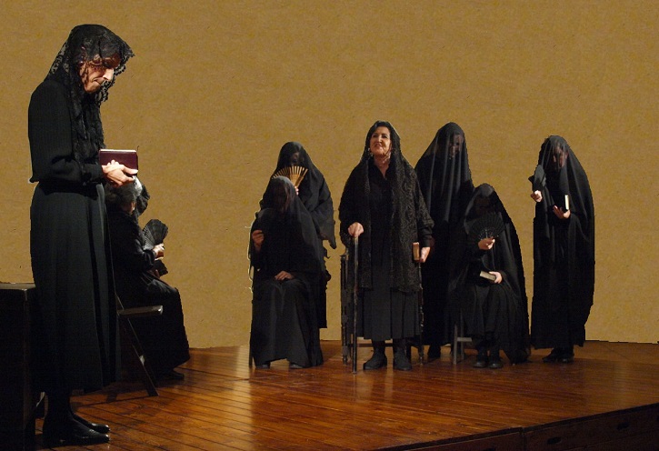 Imagen del aplaudido montaje de El Ateneo de Pozuelo, La casa de Bernarda Alba