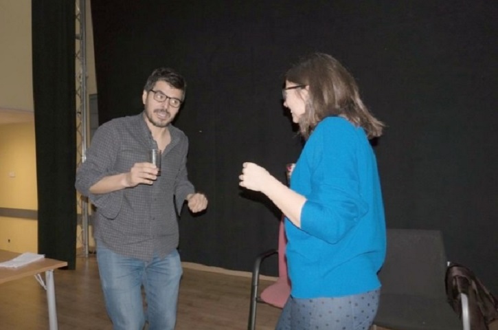 Un día de ensayo con Jerónimo y Cristina