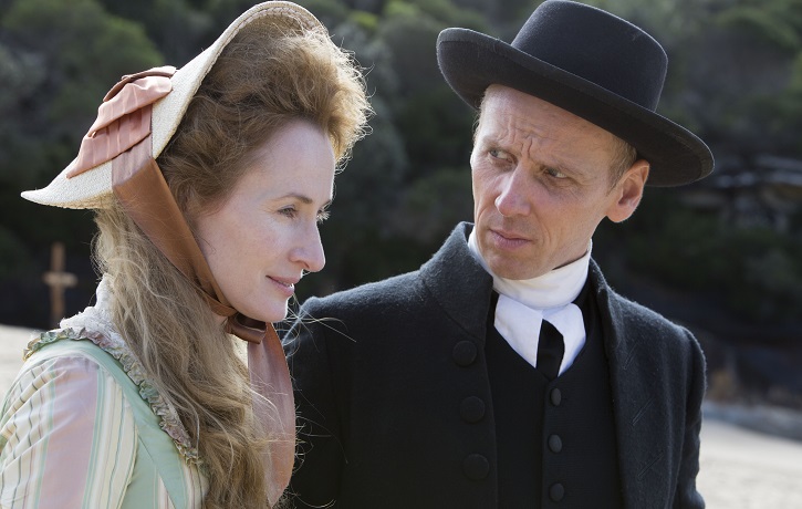 Picture shows: Episode 2. (L-R) Mary Johnson (GENEVIEVE OREILLY) and Reverend Stephen Johnson (EWEN BREMNER)