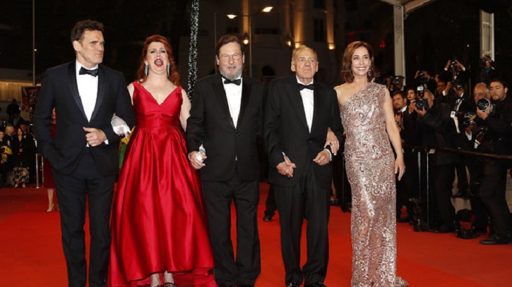 Matt Dillon, Siobhan Fallon Hogan, Lars von Trier, Bruno Ganz y Sofie Grabol en Cannes | The House That Jack Built: impertinente Von Trier en Cannes 