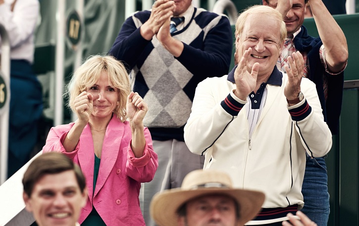 Stellan Skarsgård junto a Tuva Novotny en Borg vs McEnroe: Janus Metz tensa la leyenda de Wimbledon