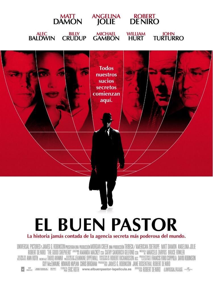 Cartel promocional del filme El buen pastor, de Robert De Niro | Tomás Valero publica ‘El mundo actual a través del cine’
