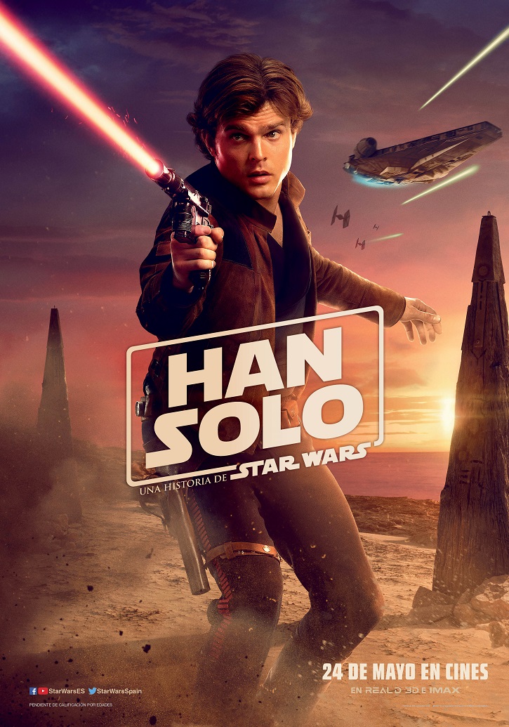 Uno de los posters del filme Han Solo: Una historia de Star Wars | ‘Han Solo’ divide a la galaxia Star Wars