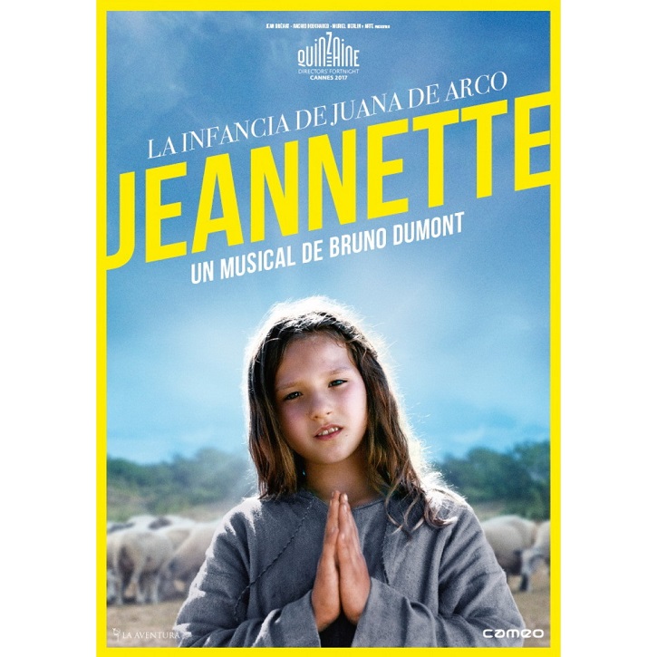 Cartel promocional de Jeannette, la infancia de Juana de Arco, de Bruno Dumont | Cameo lanza ‘Sin amor’ y ‘Jeannette, la infancia de Juana de Arco’