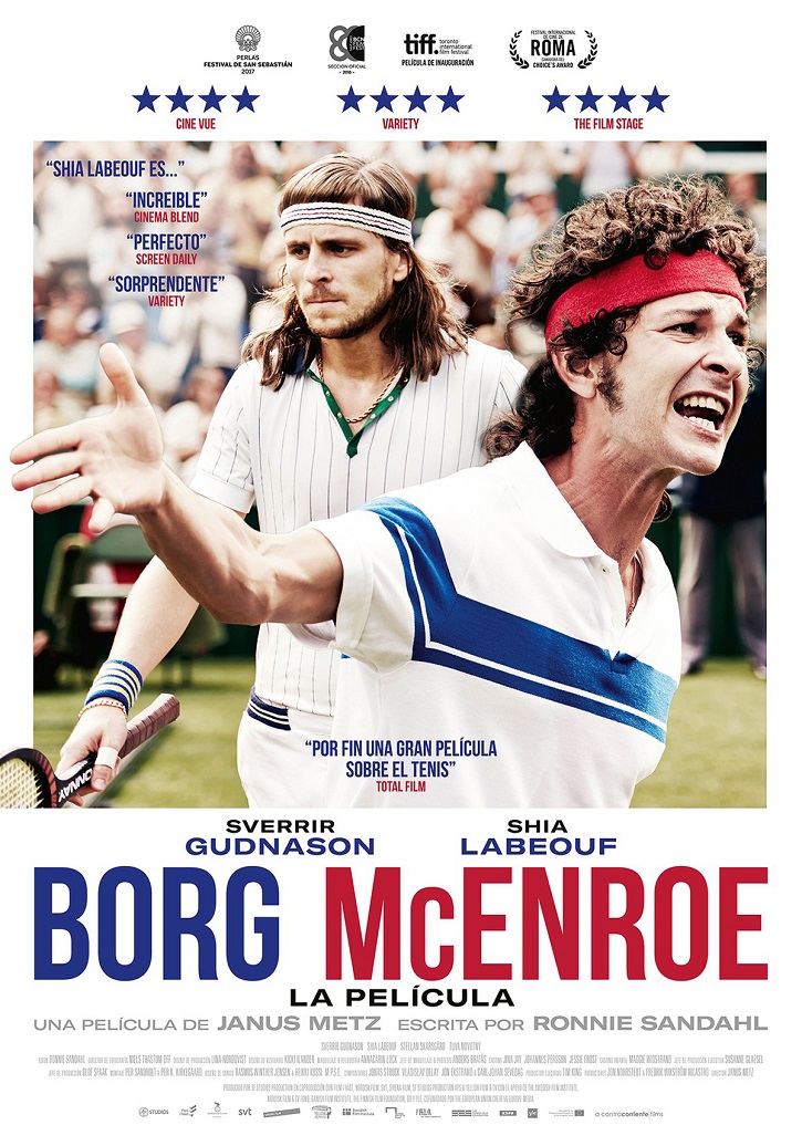 Cartel Borg vs McEnroe: Janus Metz tensa la leyenda de Wimbledon