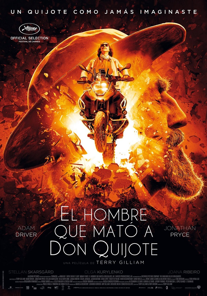 Cartel promocional del filme El hombre que mató a don Quijote | Cannes dice sí a El hombre que mató a Don Quijote 