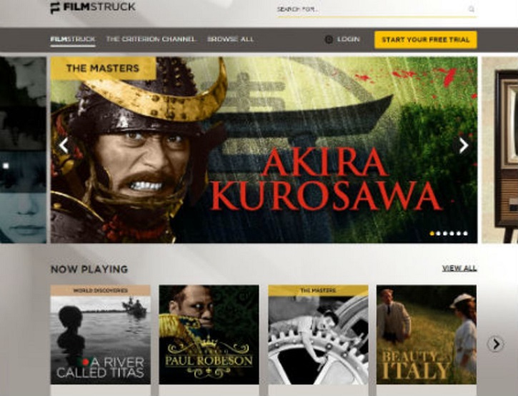 La nueva plataforma on line FilmStruck | ‘FilmStruck’ llega a España y amplía catálogo de las VOD