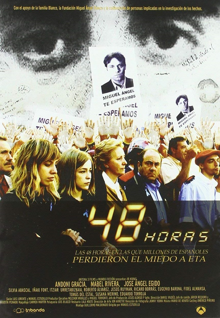 Cartel promocional de la miniserie televisiva 48 horas | El cine dedica ‘48 horas’ a Miguel Ángel Blanco