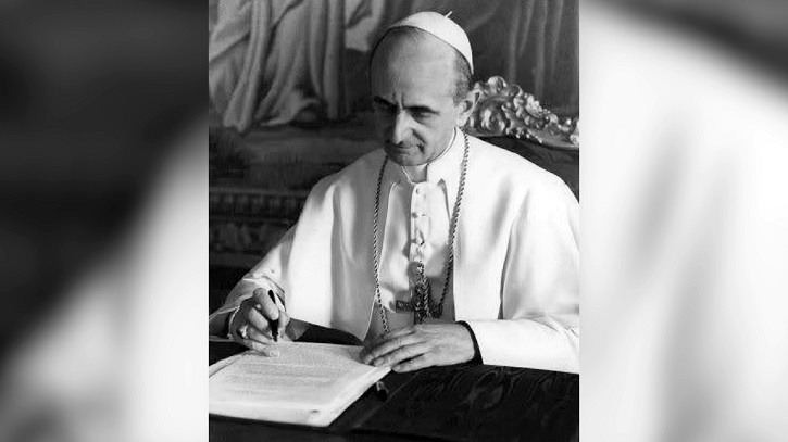 El Papa Pablo VI firma la Humanae Vitae | Goya Producciones lanza documental: ‘Las profecías de la Humanae Vitae’