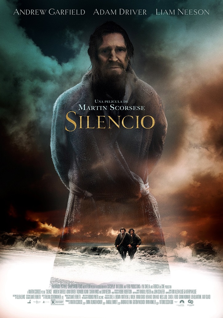 Cartel promocional del filme Silencio | Martin Scorsese defiende la persecución de los cristianos con ‘Silencio’