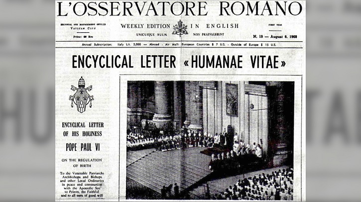 Publicación en prensa de la Humanae Vitae | Goya Producciones lanza documental: ‘Las profecías de la Humanae Vitae’