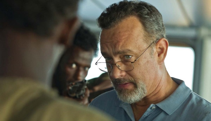 Tom Hanks en un fotograma de Capitán Phillips | Tom Hanks cumple hoy 62 años y es muy feliz
