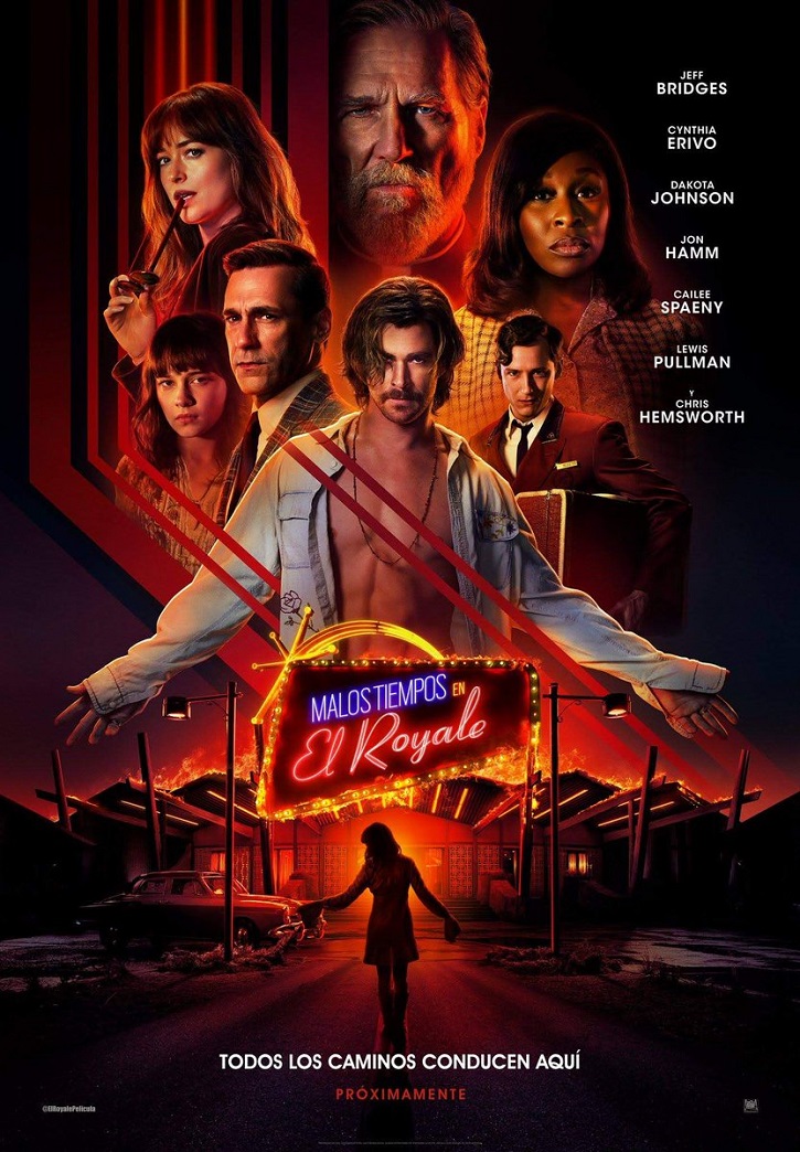 Cartel promocional del filme Malos tiempos en el Royale | ‘Malos tiempos en el Royale’: convence el thriller de Goddard