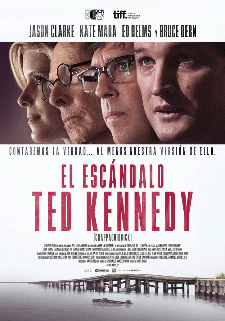 Cartel promocional de El escándalo de Ted Kennedy | Los Cines Verdi programan un ciclo de cine para estudiantes