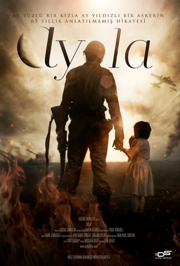 Cartel promocional de Ayla, la hija de la guerra | I Encuentro de Cine solidario en Alcalá de Henares