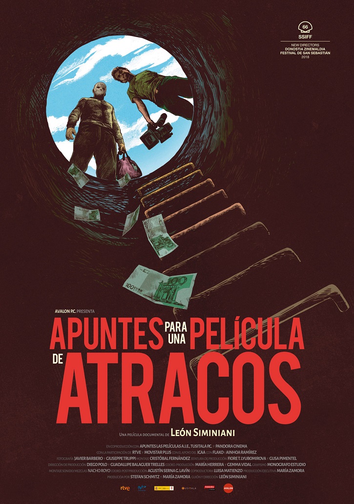 Cartel promocional de Apuntes para una película de atracos | Arranca la VI edición de Educacine en Madrid