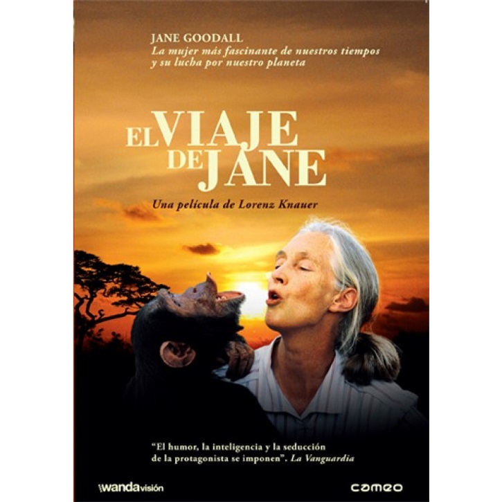 Cartel promocional de El viaje de Jane, distribuido en cines por Wanda y en DVD por Cameo | ‘El viaje de Jane’: Documental de la primatóloga Jane Goodall 