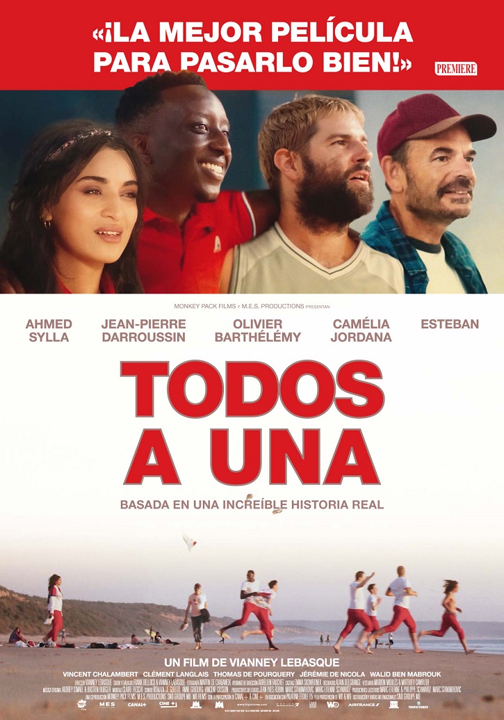 Cartel promocional del filme francés Todos a una | ‘Todos a una’: Los campeones de Vianney Lebasque no convencen