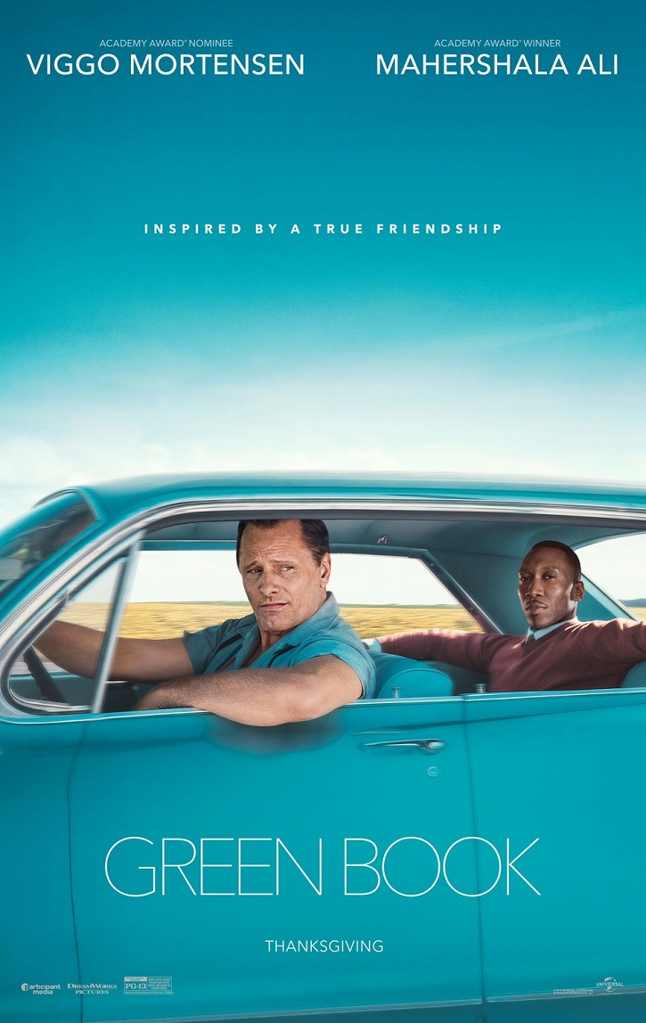 Cartel del biopic Green Book, de Peter Farrelly | Oscars 2019: ‘Green Book’ gana la película y Cuarón el director