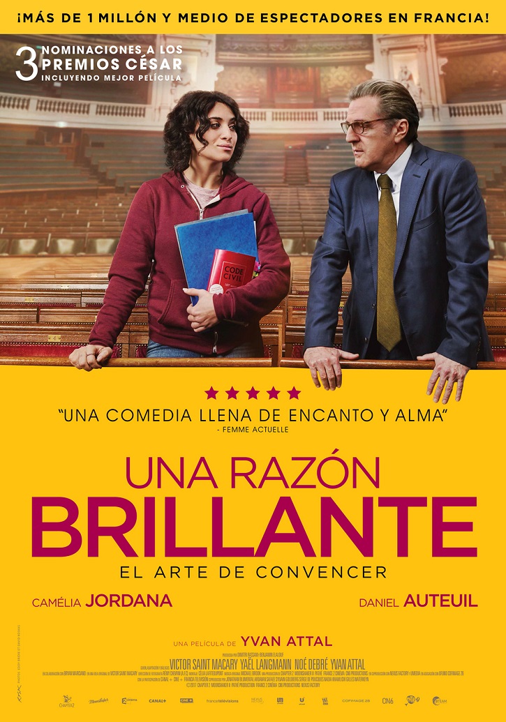 Cartel promocional de Una razón brillante | Arranca la VI edición de Educacine en Madrid