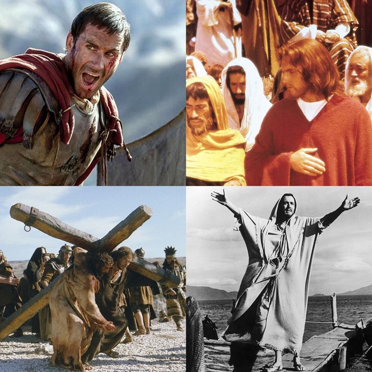 Mosaico de fotogramas sobre la vida de Jesús | Sábado Santo: El cine de la Semana Santa alza la voz