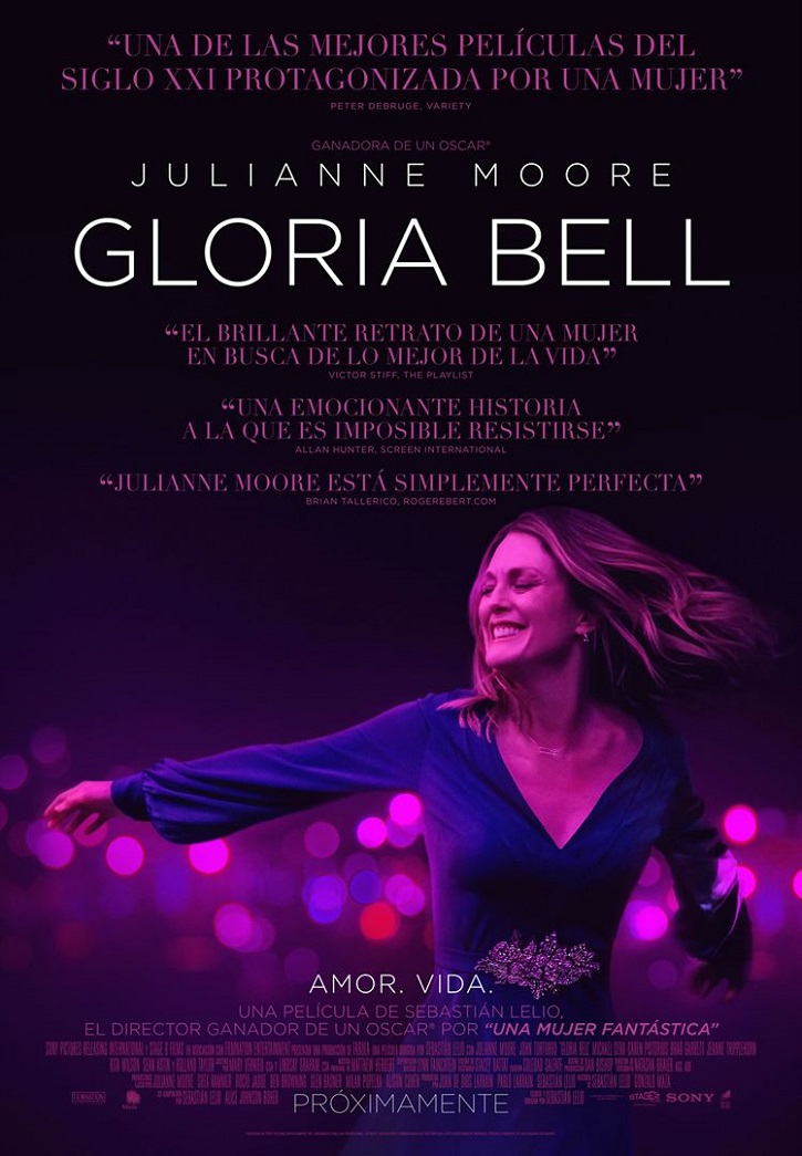 Cartel promocional del filme Gloria Bell | ‘Gloria Bell’: Julianne Moore salva el remake de Sebastian Lelio