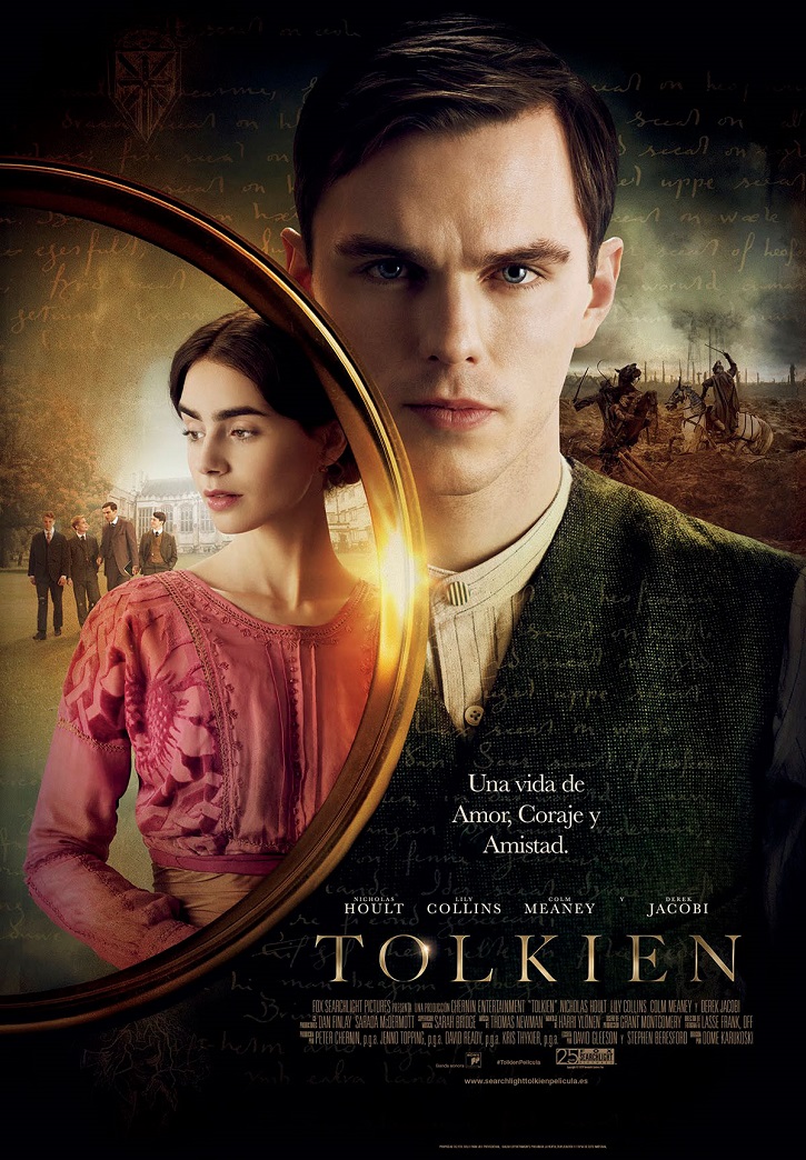 Cartel promocional del filme Tolkien, firmado por el director de cine finlandés Dome Karukoski | ‘Tolkien’: Excelente Dome Karukoski con el “padre” de Tierra Media