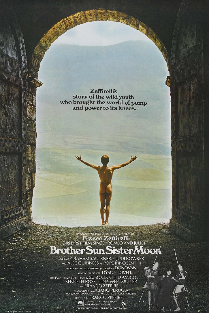 Cartel promocional de Hermano sol, hermana luna | Franco Zeffirelli contempla hoy a su ‘Jesús de Nazaret’