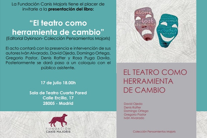 Presentación del libro 'El Teatro como herramienta de cambio' | La ‘Cuarta Pared’ presenta el libro ‘El Teatro como herramienta de cambio’