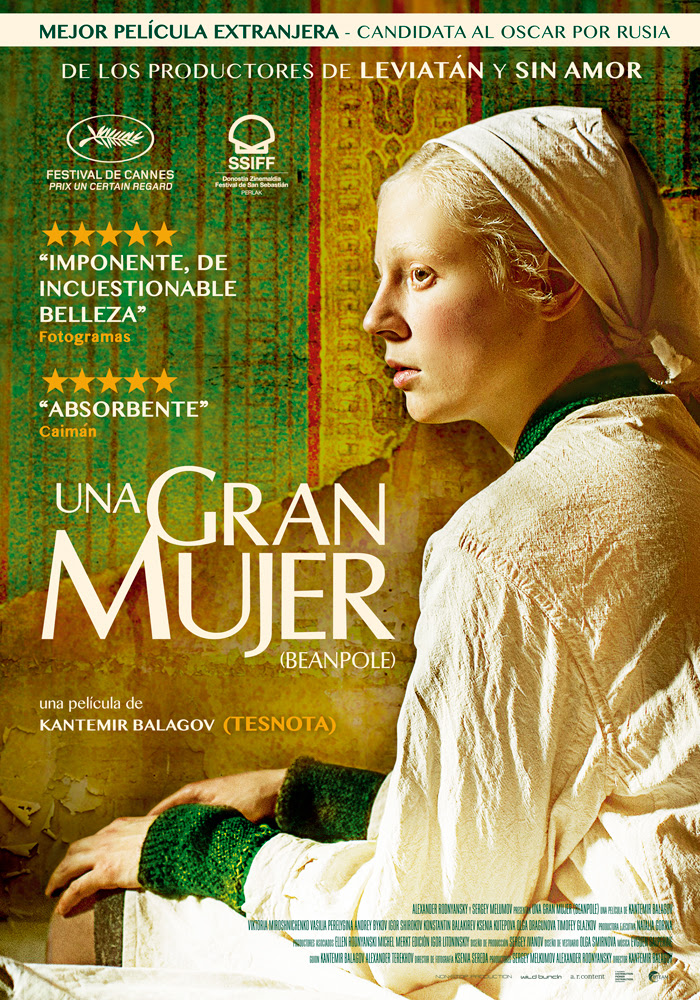 Cartel promocional del filme Una gran mujer | ‘Una gran mujer’: Kantemir Balagov opta por derecho propio al Oscar