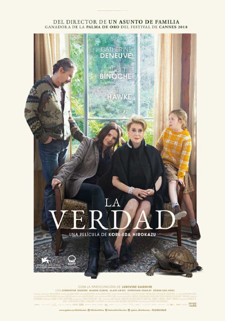 Cartel promocional de La Verdad | ‘La Verdad’: Hirokazu Kore-Eda convence con un vibrante drama familiar