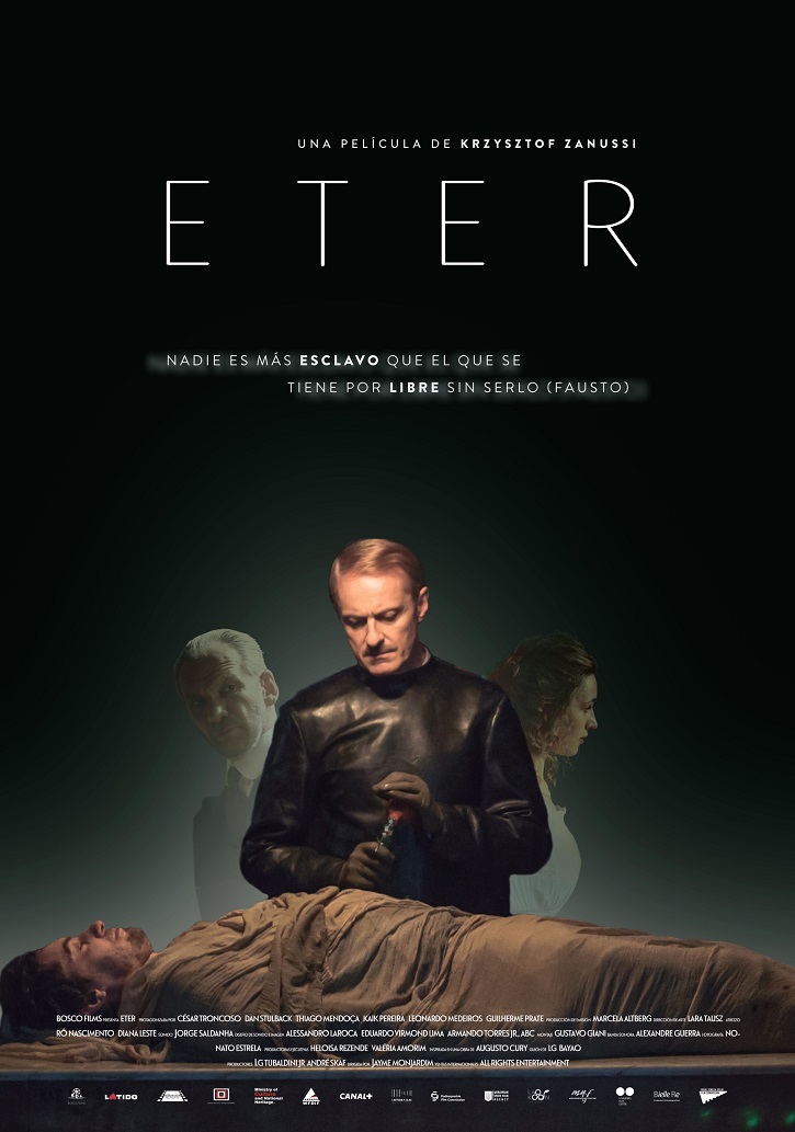 Cartel promocional del filme Eter | ‘Eter’: Krzysztof Zanussi entrega un ejemplar drama sobre ciencia y fe