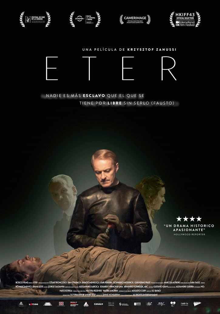 Cartel promocional de Eter, último trabajo para cine hasta el momento de Krzysztof Zanussi | Entrevista al director de cine polaco Krzysztof Zanussi ('Eter')