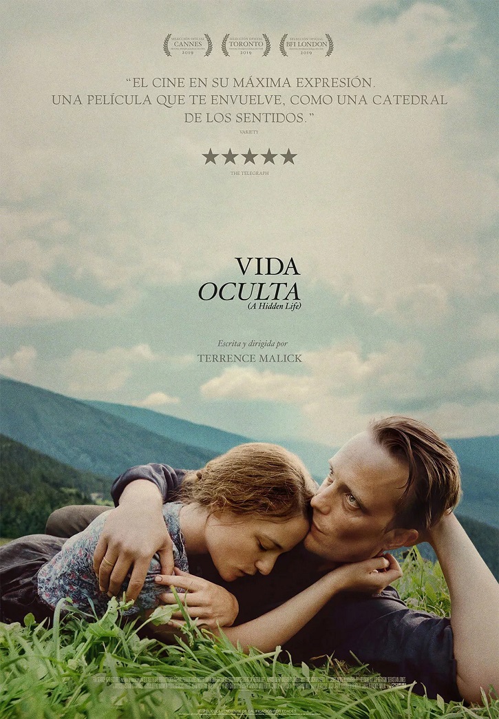 Cartel promocional del filme Vida oculta | ‘Vida oculta’: Terrence Malick entrega un vivificante testimonio de fe