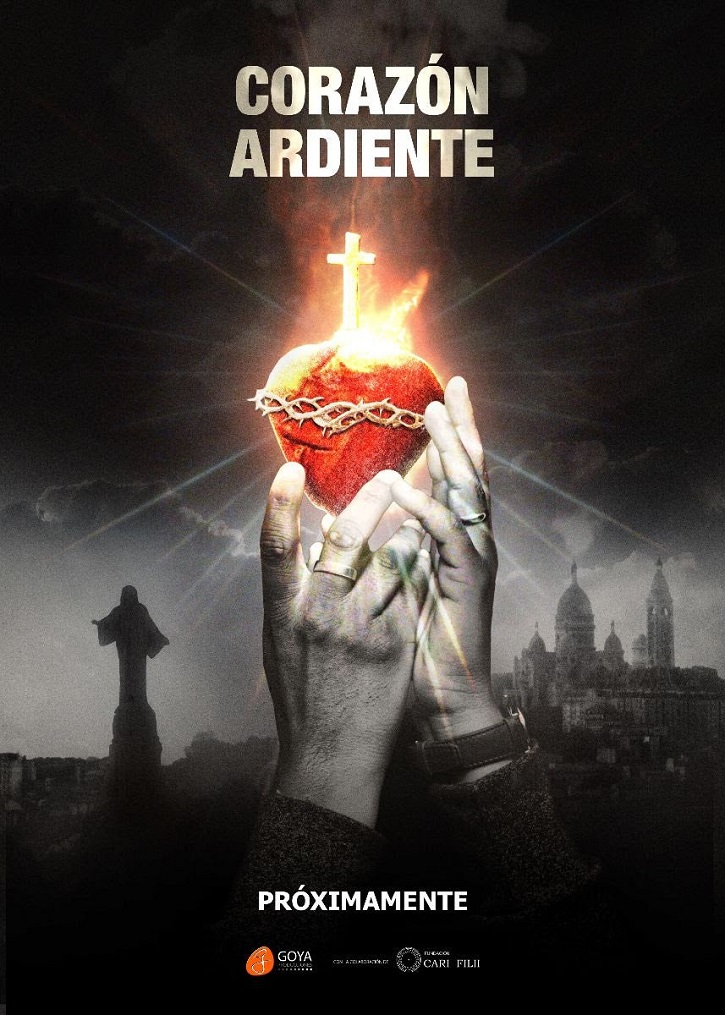 Uno de los varios carteles del filme Corazón ardiente | Entrevista al director de cine Antonio Cuadri (‘Corazón Ardiente’): “No tengo tanta fe como mis amigos ateos”