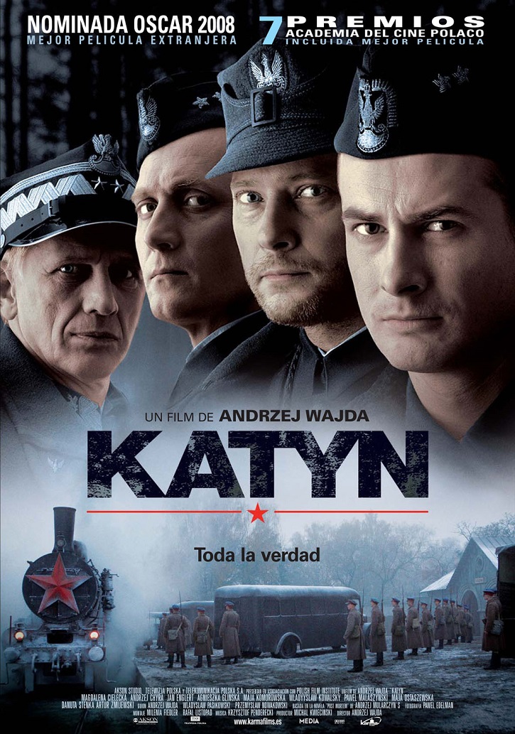 Cartel promocional del filme Katyn | ‘Katyn’, según el cineasta Andrzej Wajda, 80 años después