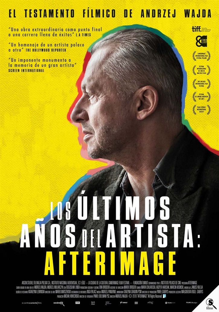 Cartel promocional del filme | ‘Los últimos años del artista: Afterimage’: Wajda dice no al comunismo