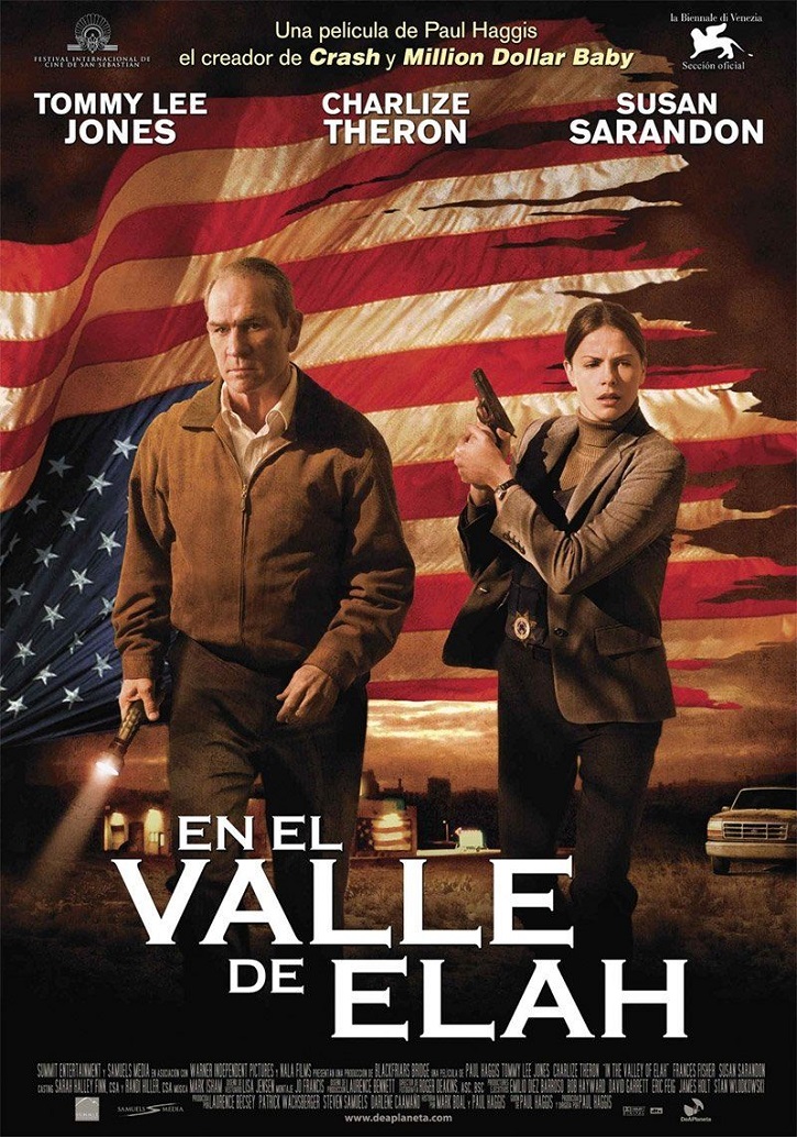 Cartel promocional del filme | ‘En el valle de Elah’: Paul Haggis, preocupado por la salud moral de USA