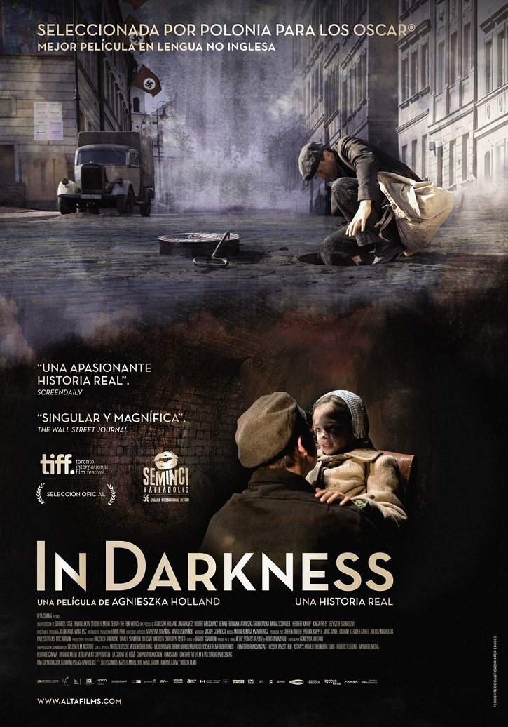 Cartel promocional del filme | Agnieszka Holland ilumina ‘In Darkness’ a las víctimas del Holocausto 
