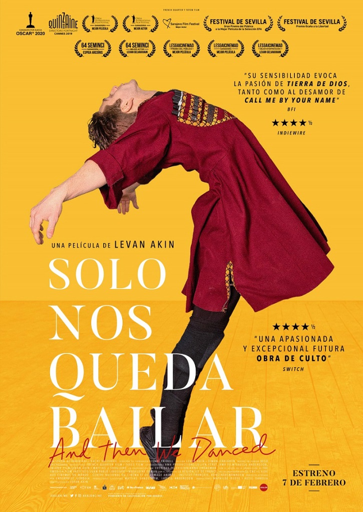 Cartel promocional del filme | ‘Sólo nos queda bailar’: Levan Akin resbala al cruzar amor y danza