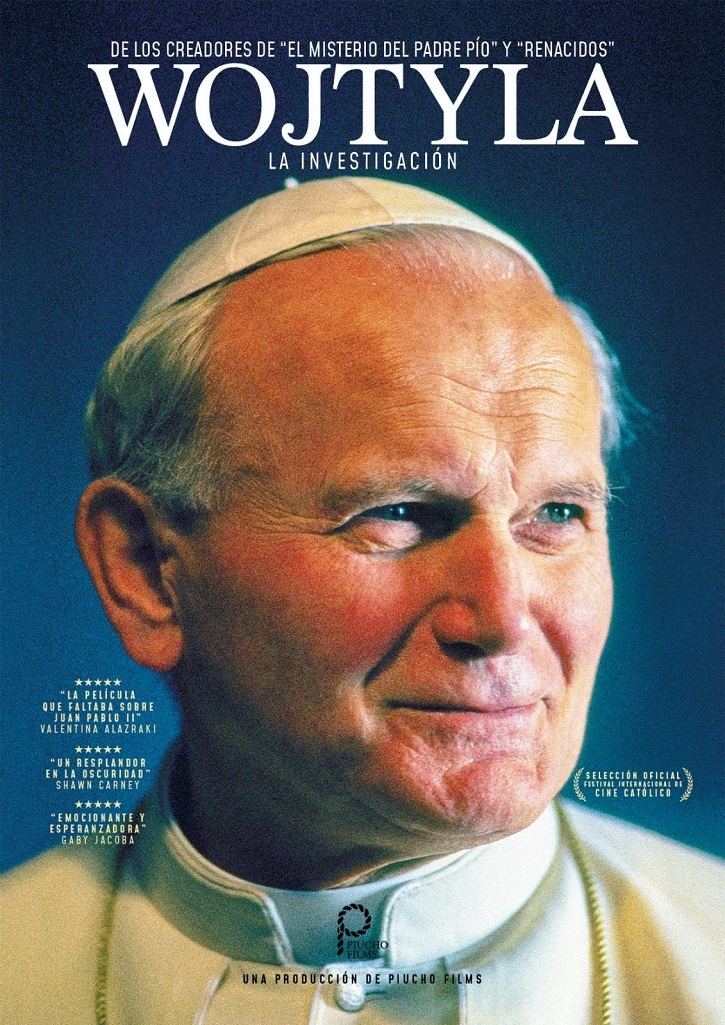 Cartel promocional del documental Wojtyla. La investigación 